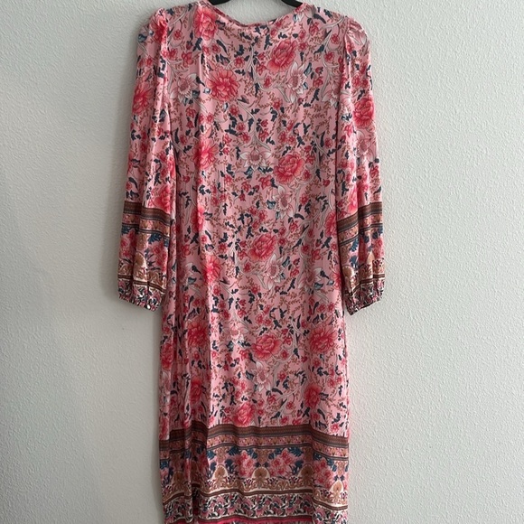 Noracora Boho Floral Dress NWT Size M - Picture 7 of 8